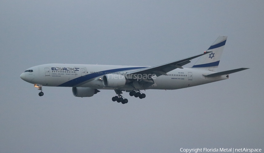 El Al Israel Airlines Boeing 777-258(ER) (4X-ECE) | Photo 369772