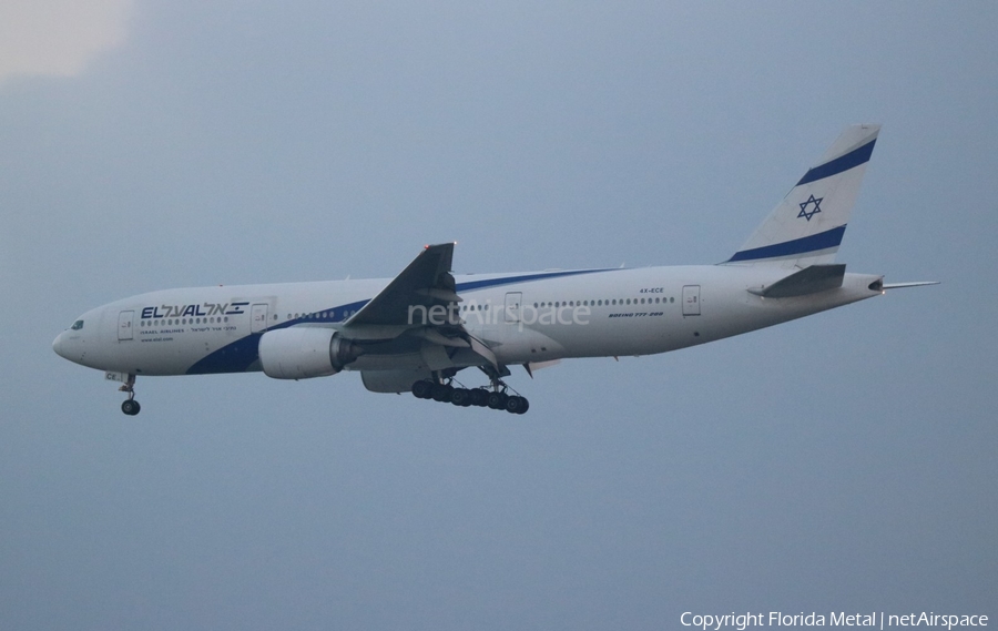 El Al Israel Airlines Boeing 777-258(ER) (4X-ECE) | Photo 452542