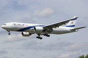 El Al Israel Airlines Boeing 777-258(ER) (4X-ECE) at  London - Heathrow, United Kingdom