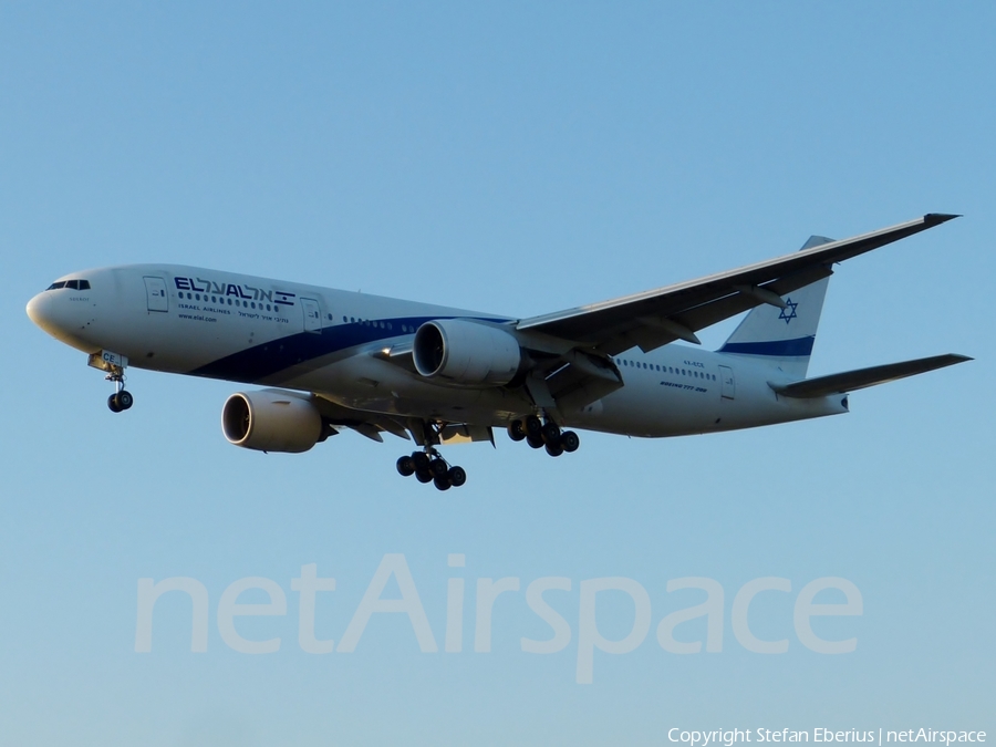 El Al Israel Airlines Boeing 777-258(ER) (4X-ECE) | Photo 127860