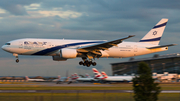 El Al Israel Airlines Boeing 777-258(ER) (4X-ECE) at  London - Heathrow, United Kingdom