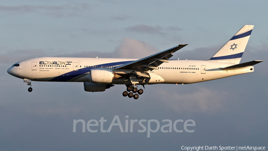 El Al Israel Airlines Boeing 777-258(ER) (4X-ECF) | Photo 263640