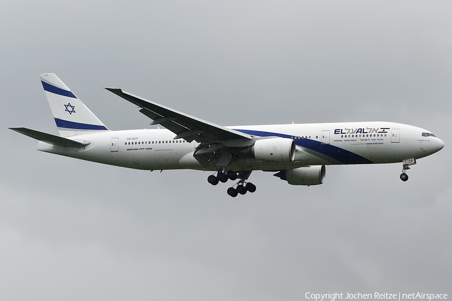 El Al Israel Airlines Boeing 777-258(ER) (4X-ECF) | Photo 52709