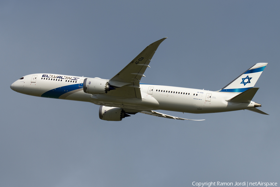 El Al Israel Airlines Boeing 787-9 Dreamliner (4X-EDA) | Photo 191258