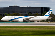 El Al Israel Airlines Boeing 787-9 Dreamliner (4X-EDA) at  Miami - International, United States
