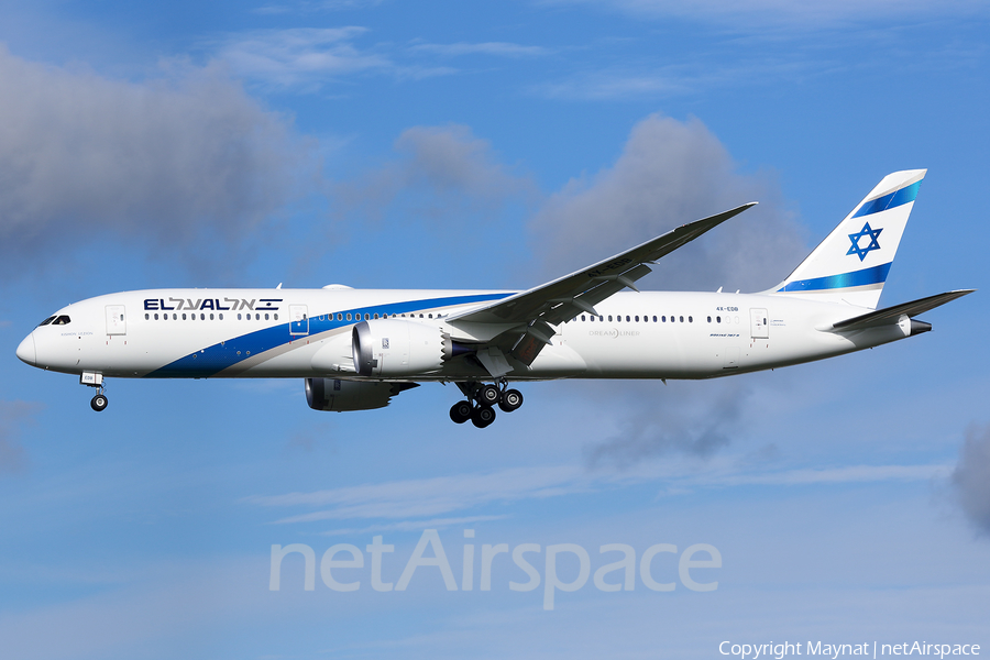 El Al Israel Airlines Boeing 787-9 Dreamliner (4X-EDB) | Photo 211042