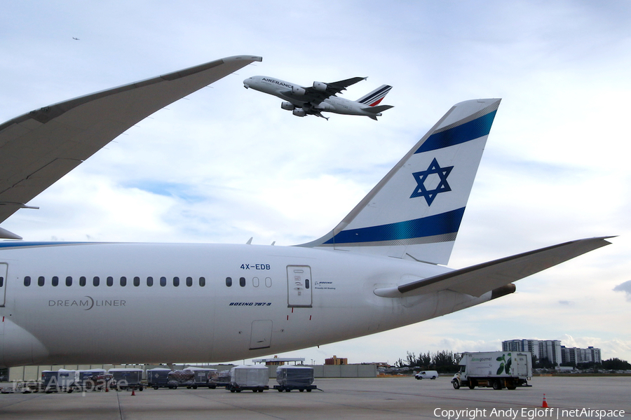 El Al Israel Airlines Boeing 787-9 Dreamliner (4X-EDB) | Photo 295268
