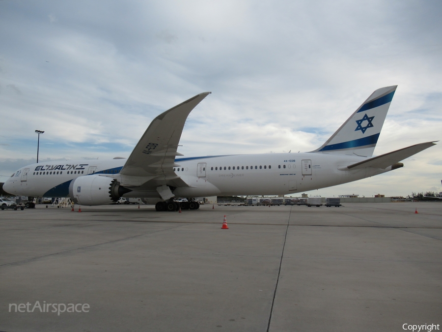 El Al Israel Airlines Boeing 787-9 Dreamliner (4X-EDB) | Photo 296955