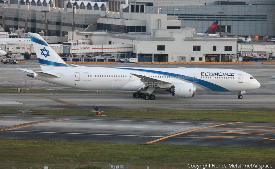 El Al Israel Airlines Boeing 787-9 Dreamliner (4X-EDC) | Photo 312156