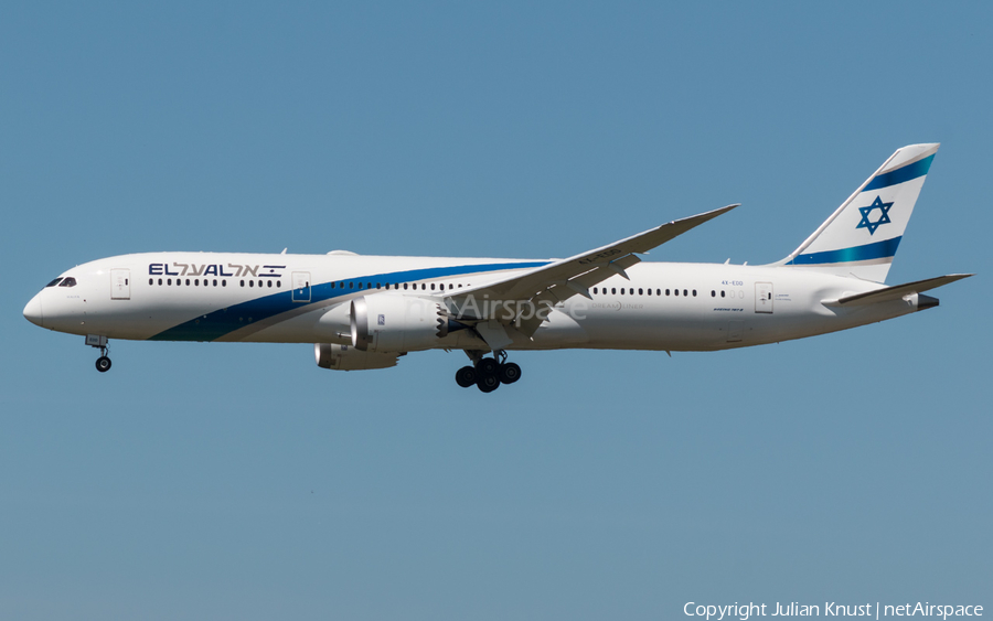 El Al Israel Airlines Boeing 787-9 Dreamliner (4X-EDD) | Photo 245713