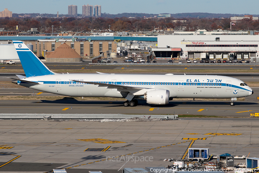 El Al Israel Airlines Boeing 787-9 Dreamliner (4X-EDF) | Photo 281912