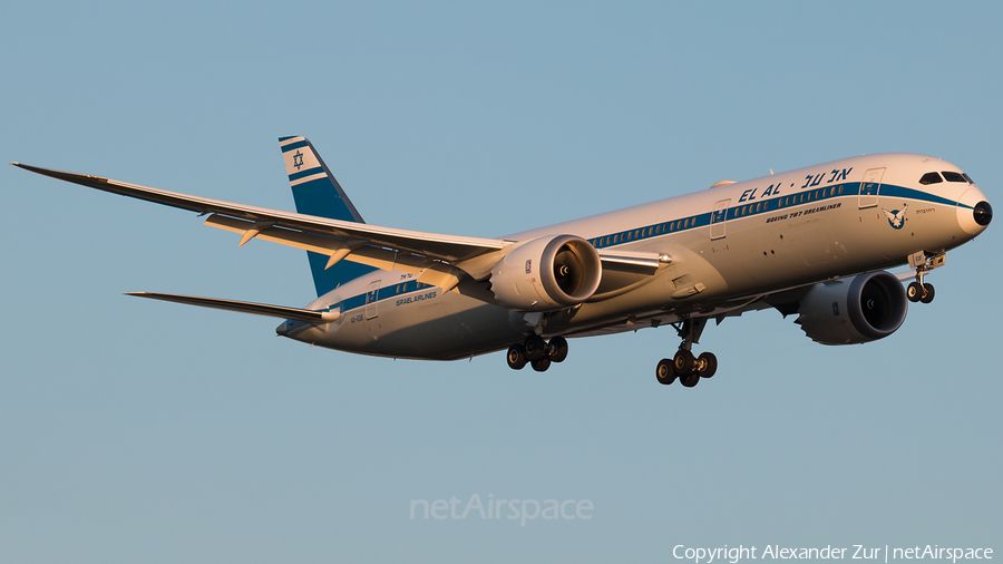 El Al Israel Airlines Boeing 787-9 Dreamliner (4X-EDF) | Photo 345386