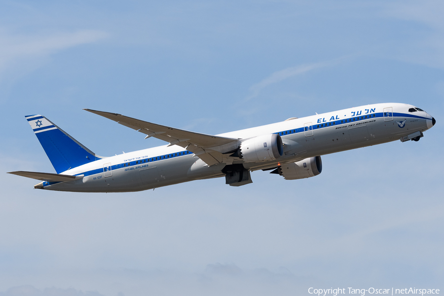 El Al Israel Airlines Boeing 787-9 Dreamliner (4X-EDF) | Photo 517743