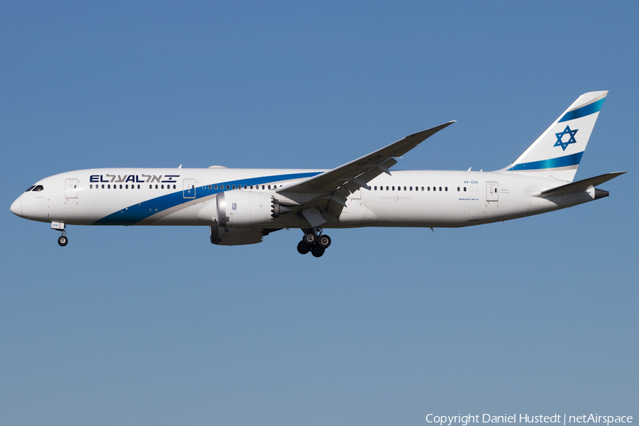 El Al Israel Airlines Boeing 787-9 Dreamliner (4X-EDK) | Photo 516274