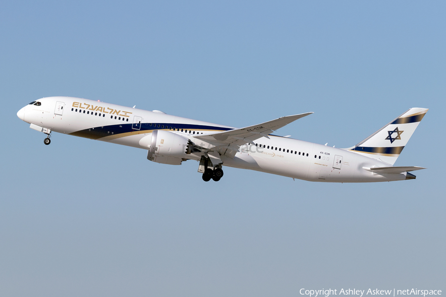 El Al Israel Airlines Boeing 787-9 Dreamliner (4X-EDM) | Photo 358988