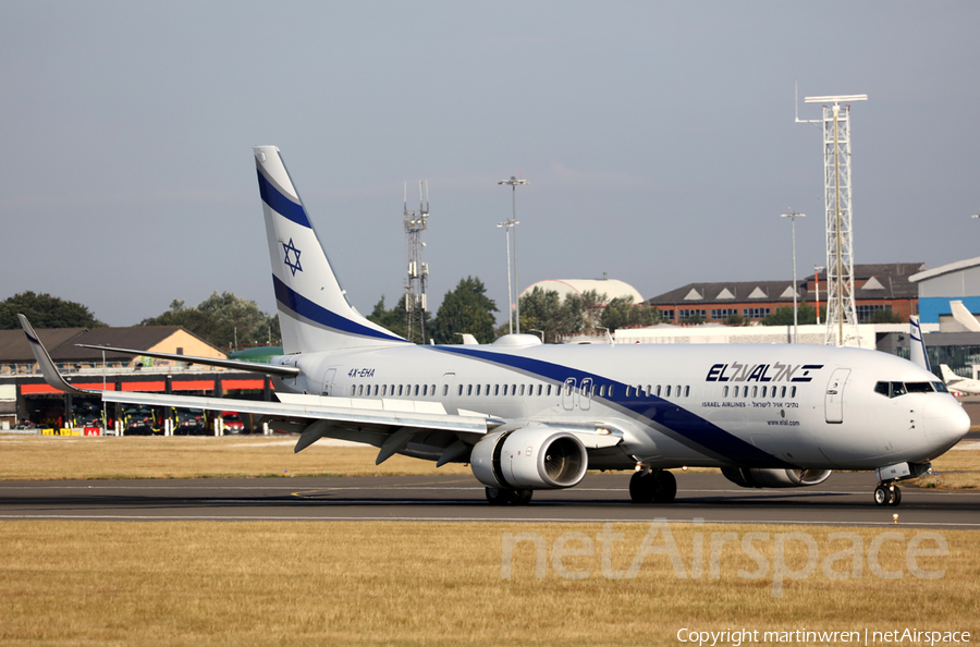 El Al Israel Airlines Boeing 737-958(ER) (4X-EHA) | Photo 257803