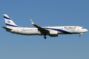 El Al Israel Airlines Boeing 737-958(ER) (4X-EHB) at  Amsterdam - Schiphol, Netherlands