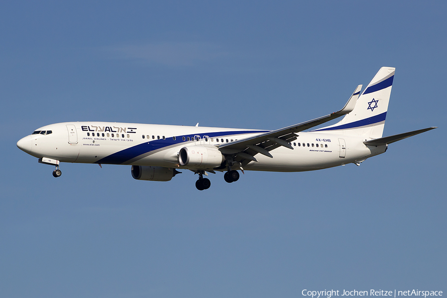 El Al Israel Airlines Boeing 737-958(ER) (4X-EHB) | Photo 82292