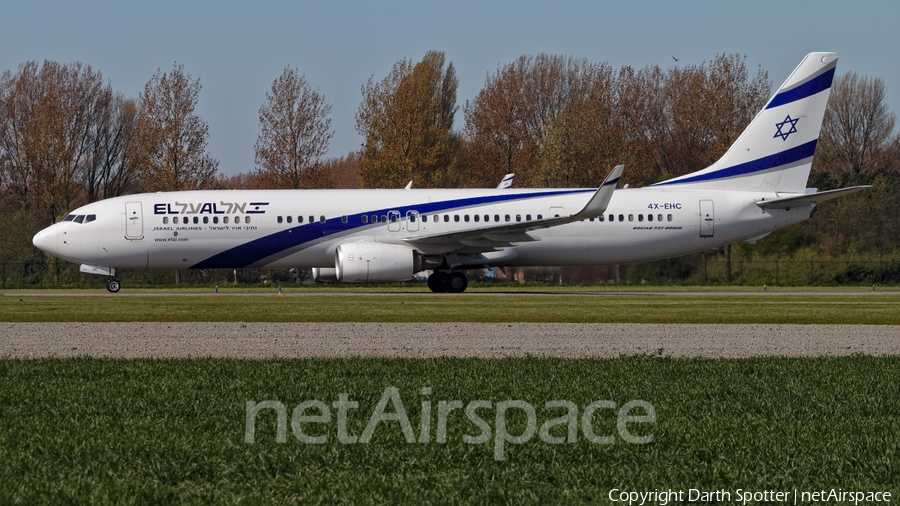 El Al Israel Airlines Boeing 737-958(ER) (4X-EHC) | Photo 182677