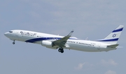 El Al Israel Airlines Boeing 737-958(ER) (4X-EHC) at  Warsaw - Frederic Chopin International, Poland