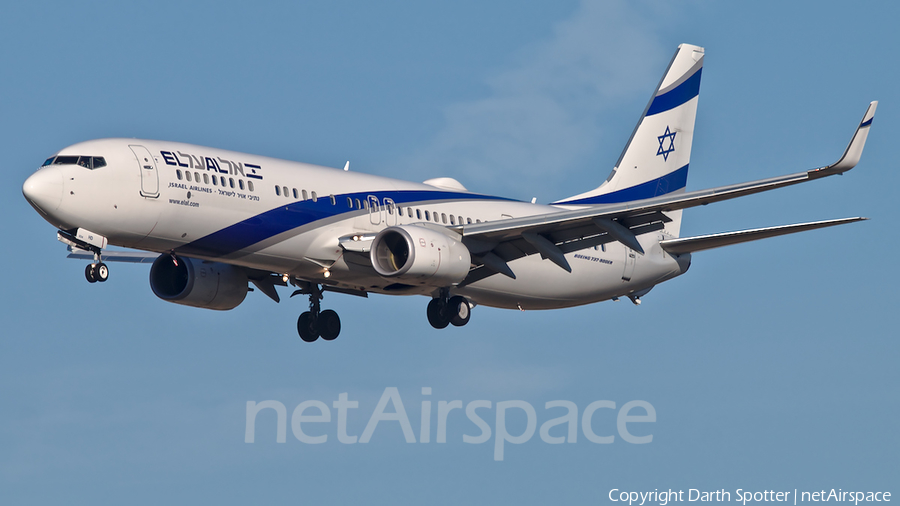 El Al Israel Airlines Boeing 737-958(ER) (4X-EHD) | Photo 357908