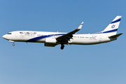 El Al Israel Airlines Boeing 737-958(ER) (4X-EHD) at  Amsterdam - Schiphol, Netherlands