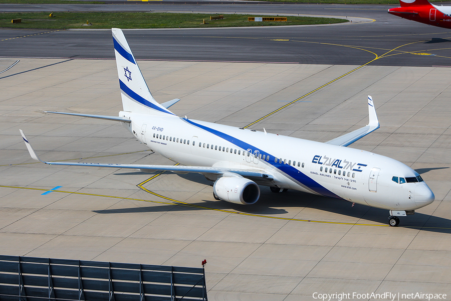 El Al Israel Airlines Boeing 737-958(ER) (4X-EHD) | Photo 148037