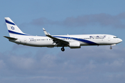 El Al Israel Airlines Boeing 737-958(ER) (4X-EHE) at  Amsterdam - Schiphol, Netherlands