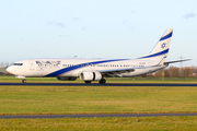 El Al Israel Airlines Boeing 737-958(ER) (4X-EHF) at  Amsterdam - Schiphol, Netherlands