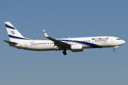 El Al Israel Airlines Boeing 737-958(ER) (4X-EHF) at  Amsterdam - Schiphol, Netherlands