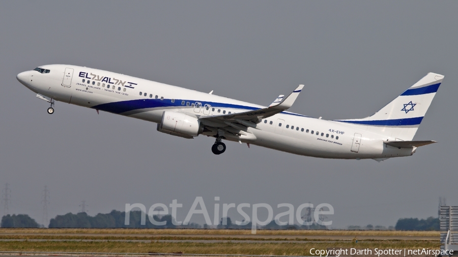 El Al Israel Airlines Boeing 737-958(ER) (4X-EHF) | Photo 182678