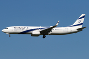 El Al Israel Airlines Boeing 737-958(ER) (4X-EHI) at  Amsterdam - Schiphol, Netherlands