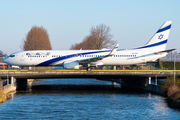 El Al Israel Airlines Boeing 737-958(ER) (4X-EHI) at  Amsterdam - Schiphol, Netherlands