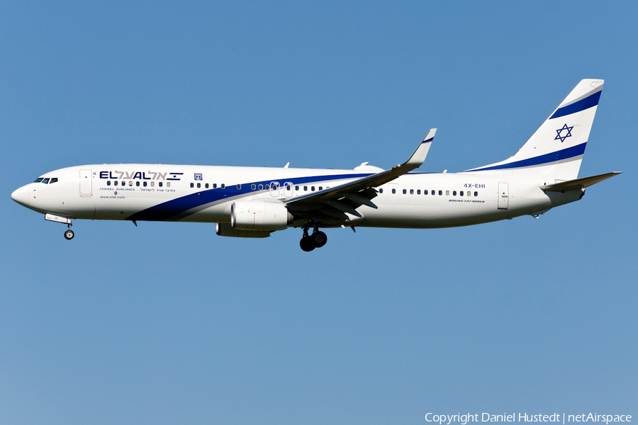 El Al Israel Airlines Boeing 737-958(ER) (4X-EHI) | Photo 479662