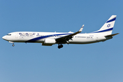 El Al Israel Airlines Boeing 737-958(ER) (4X-EHI) at  Amsterdam - Schiphol, Netherlands