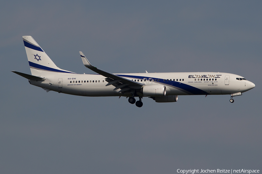 El Al Israel Airlines Boeing 737-958(ER) (4X-EHI) | Photo 107501