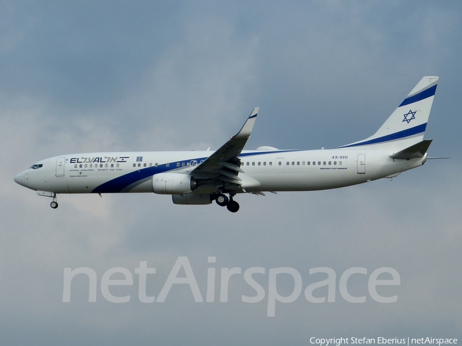 El Al Israel Airlines Boeing 737-958(ER) (4X-EHI) | Photo 157709
