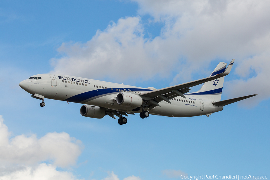 El Al Israel Airlines Boeing 737-958(ER) (4X-EHI) | Photo 403659