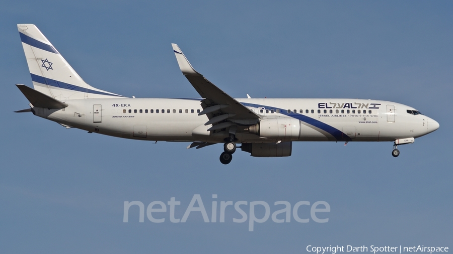 El Al Israel Airlines Boeing 737-858 (4X-EKA) | Photo 227132