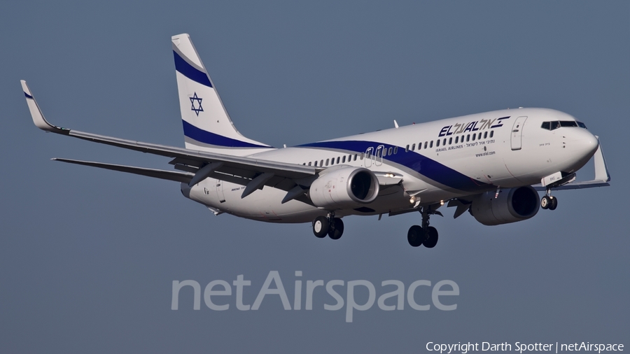 El Al Israel Airlines Boeing 737-858 (4X-EKC) | Photo 182680