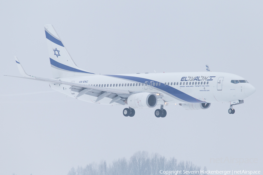 El Al Israel Airlines Boeing 737-858 (4X-EKC) | Photo 226228