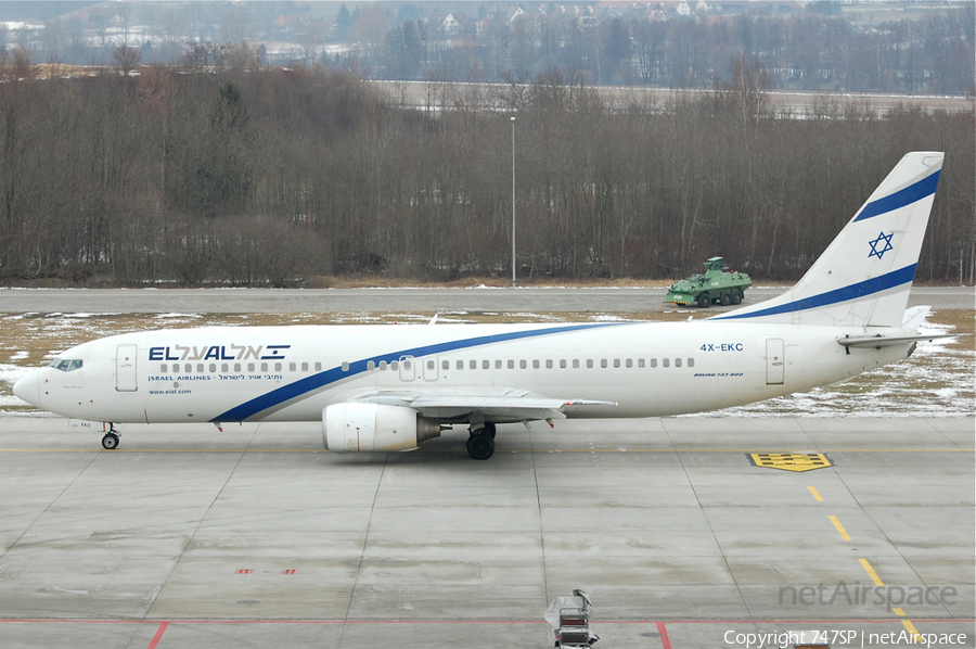 El Al Israel Airlines Boeing 737-858 (4X-EKC) | Photo 45927