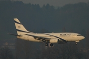 El Al Israel Airlines Boeing 737-758 (4X-EKE) at  Zurich - Kloten, Switzerland