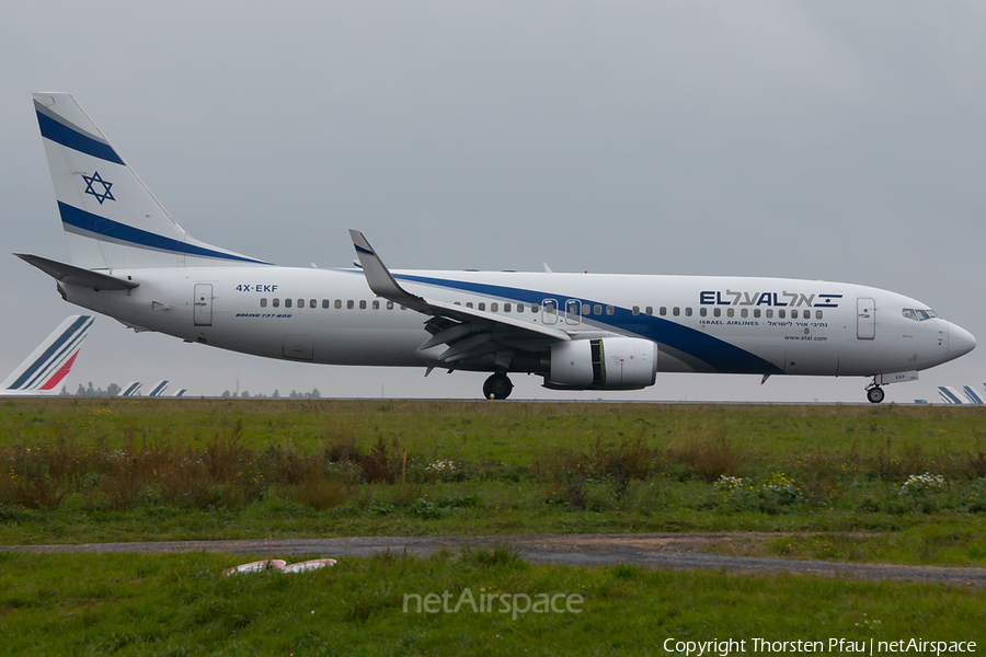 El Al Israel Airlines Boeing 737-8HX (4X-EKF) | Photo 88790