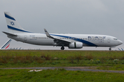 El Al Israel Airlines Boeing 737-8HX (4X-EKF) at  Paris - Charles de Gaulle (Roissy), France