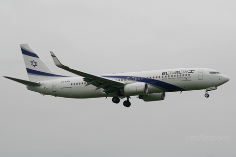 El Al Israel Airlines Boeing 737-85P (4X-EKH) at  Brussels - International, Belgium