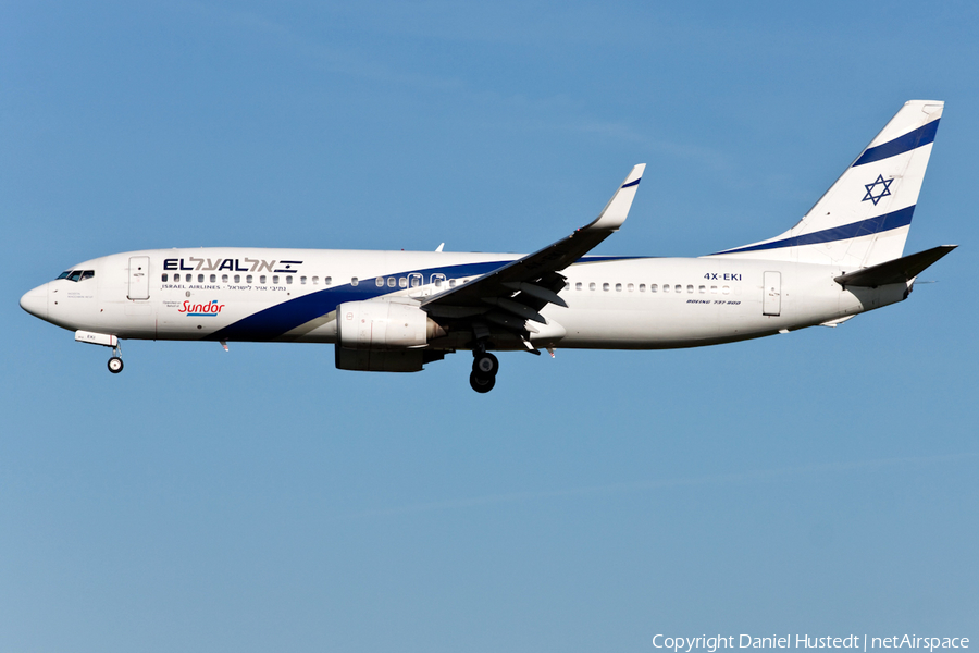 El Al Israel Airlines Boeing 737-86N (4X-EKI) | Photo 482334