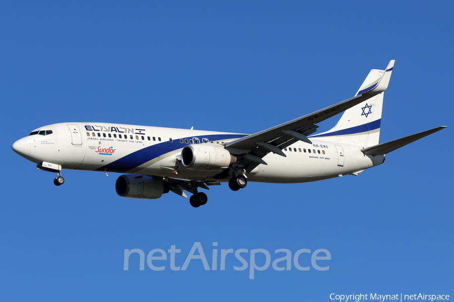 El Al Israel Airlines Boeing 737-86N (4X-EKI) | Photo 140712