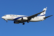 El Al Israel Airlines Boeing 737-86N (4X-EKI) at  Barcelona - El Prat, Spain