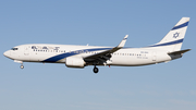 El Al Israel Airlines Boeing 737-86N (4X-EKI) at  Barcelona - El Prat, Spain